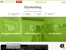 Tablet Screenshot of cityhosting.ca